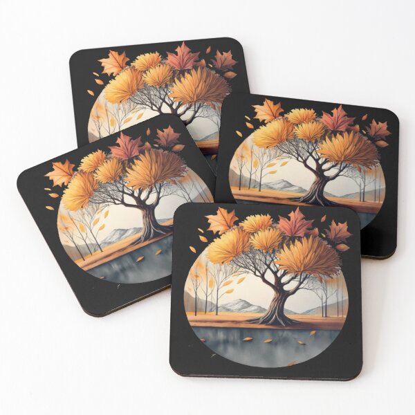 Item preview, Beautiful autumn tree designed and sold by LuckyFamily.