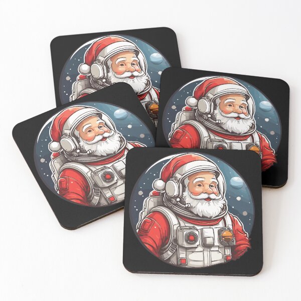 Item preview, Christmas in space. Cosmic Astro Santa designed and sold by twisted-dot.