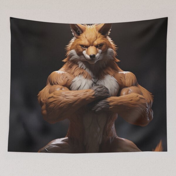 Item preview, Muscular-Fox designed and sold by Kirollos9.
