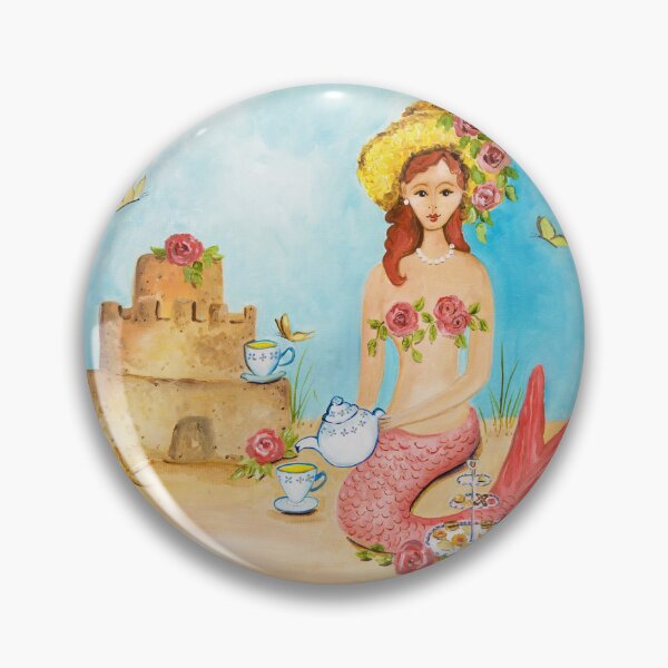 Item preview, Mermaid Sandcastle Butterfly Tea Party designed and sold by Theresa LaBrecque.