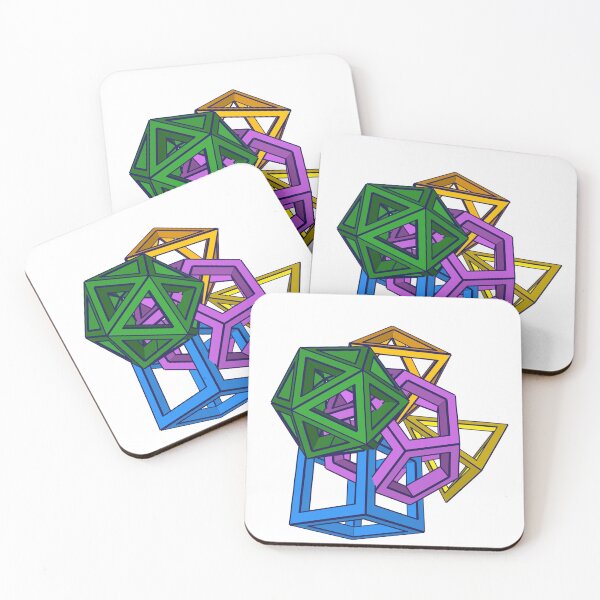 Item preview, gmtrx lawal geometron's platonic solids in golden proportion designed and sold by Seni Lawal.