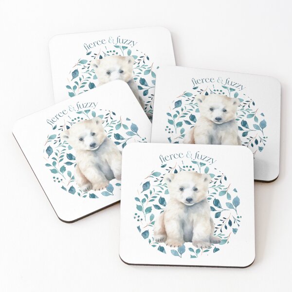 Item preview, Polar Bear: Fierce & Fuzzy designed and sold by SparkSpiral.