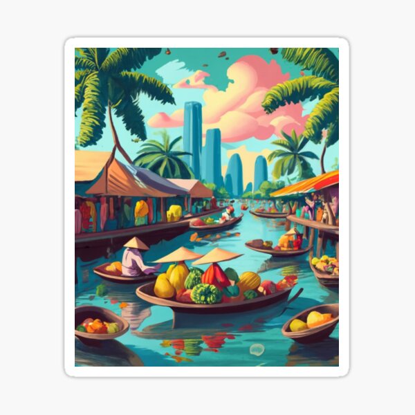 Item preview, Mekong in motion designed and sold by ArtsDestination.