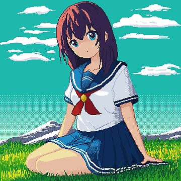Artwork thumbnail, Laid back girl by Retroperks