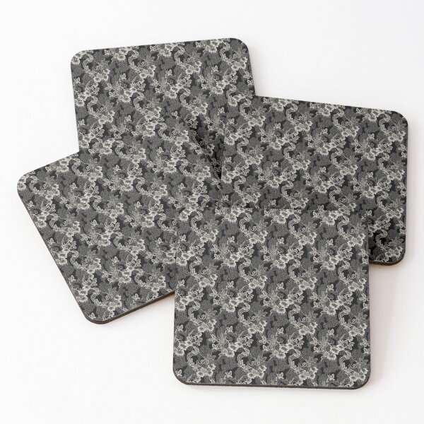 Item preview, Pizzo Chantilly Lace Seamless Pattern designed and sold by Michele Bergh.