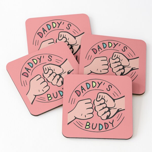 Item preview, Daddy’s buddy, father and son fist bump,  family, love, friendship. gift designed and sold by bubblylive.