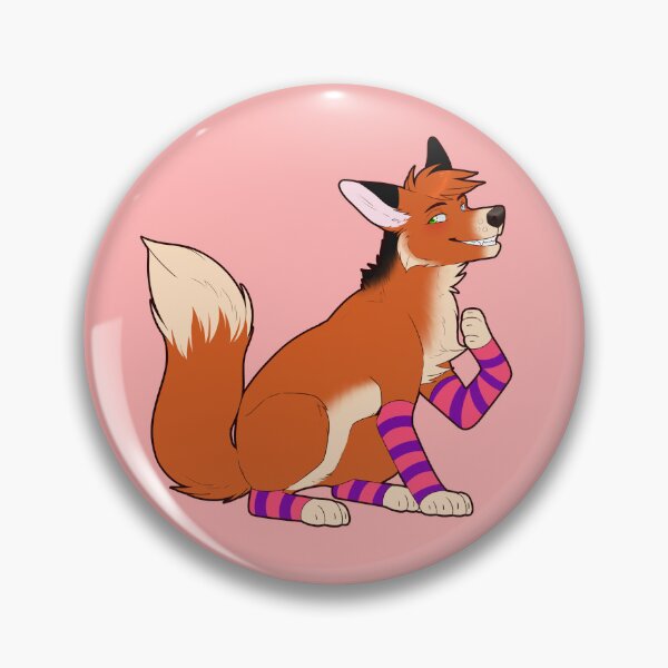 Item preview, Femboy feral fox with warmers sticker designed and sold by Shibberinos.