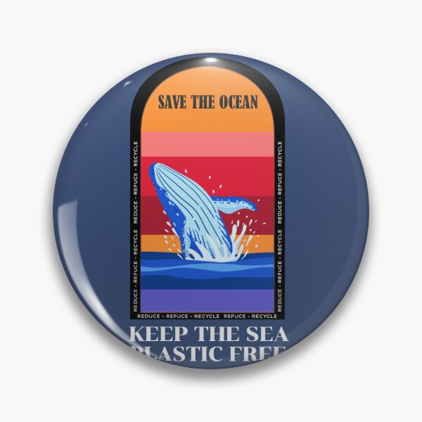 Item preview, Keep the sea plastic free designed and sold by BariCreations.