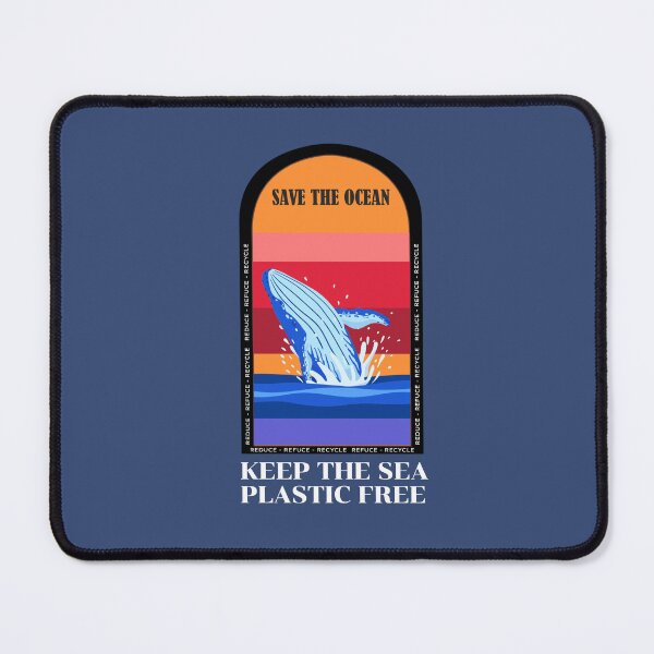 Item preview, Keep the sea plastic free designed and sold by BariCreations.