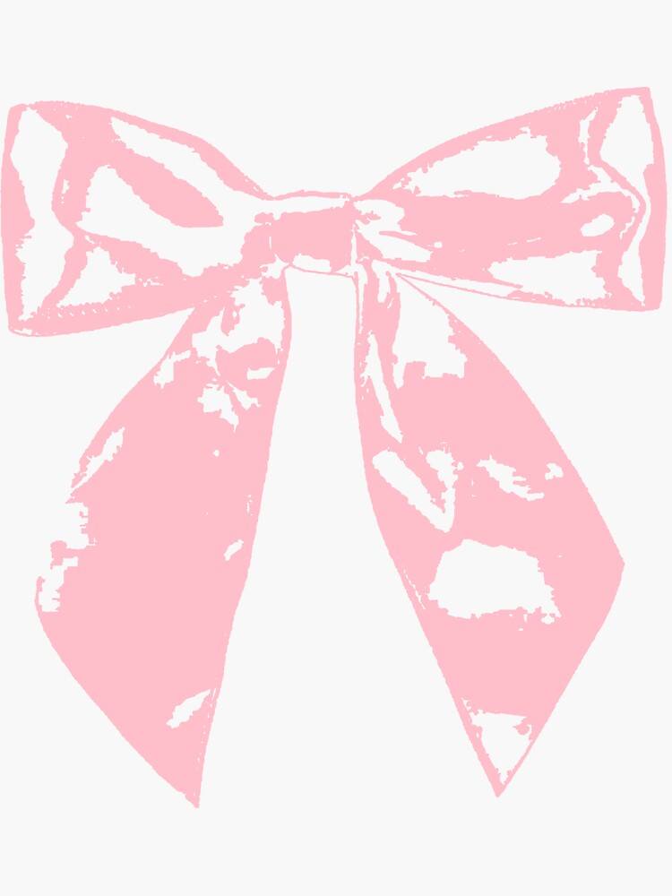 pink bows Sticker for Sale by verycoolandnice