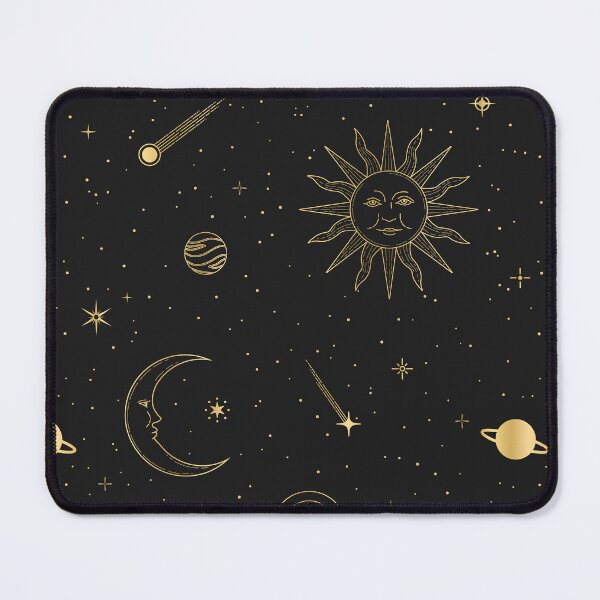 Item preview, Celestial Pattern 01 - Gold & Black designed and sold by Megs Lang.