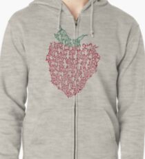 Strawberry Fields Zipped Hoodie