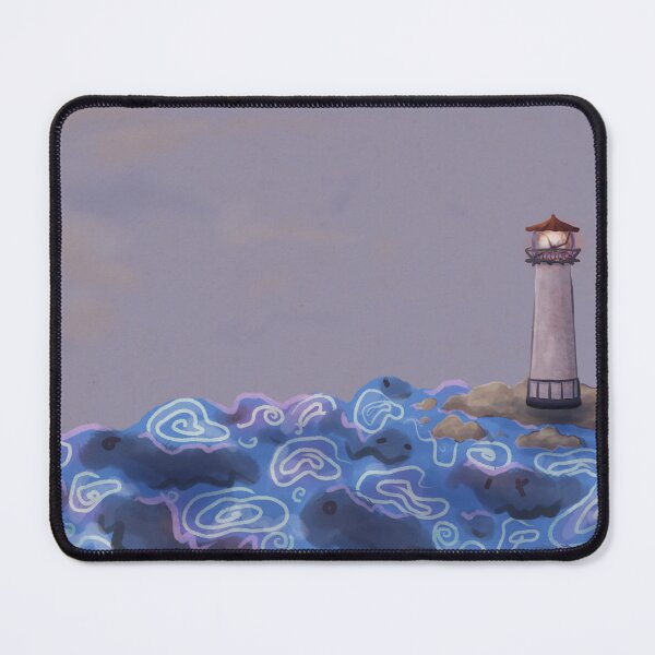 Item preview, [shedding light] - Lighthouse Illuminating Swirly Water designed and sold by strudeldoodle.
