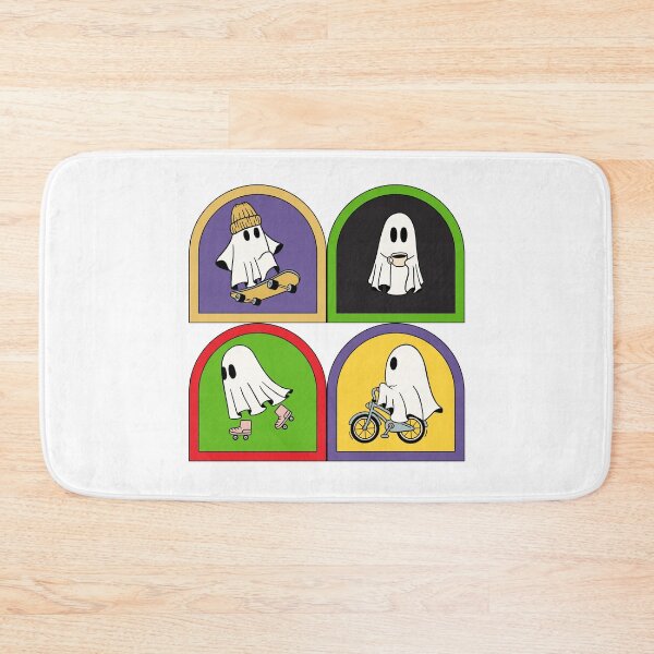 Item preview, Retro ghost on the move, cute ghosts hobbies designed and sold by BritishDelights.