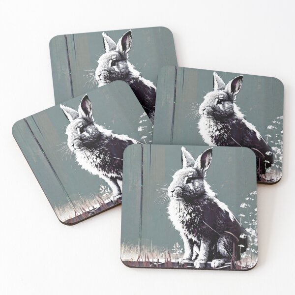 Item preview, Hare, rabbit, bunny 012 designed and sold by RGBprints.