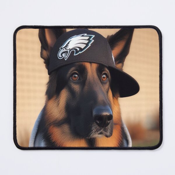 Item preview, German Shephard Wearing Philadelphia Eagles Gear designed and sold by PhillySportz.