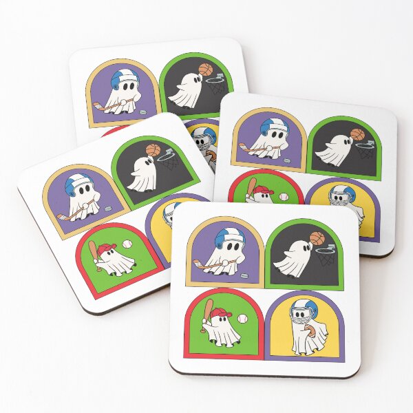 Item preview, Retro ghost on the move, cute ghosts hobbies designed and sold by BritishDelights.