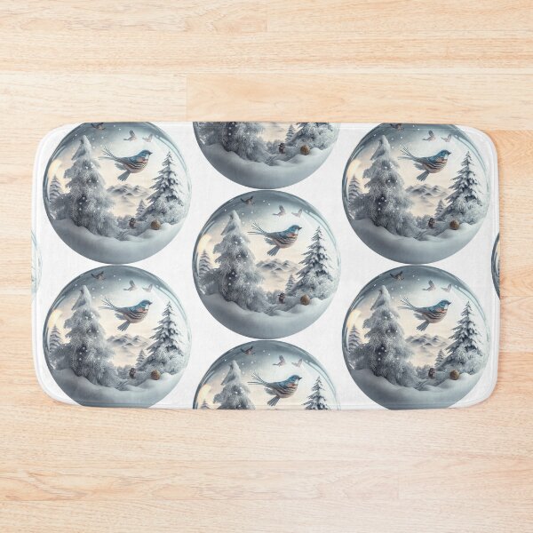 Item preview, Birds Flying In A Winter Landscape At Christmas designed and sold by ChristmasCharm.