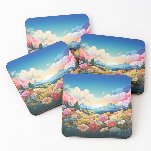 Item preview, Colorful Flowers Meadows designed and sold by 4TeeToo.