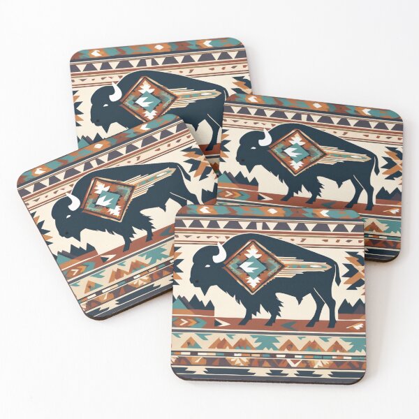 Item preview, BUFFALO NATIVE PATTERN designed and sold by Eandbeyond.
