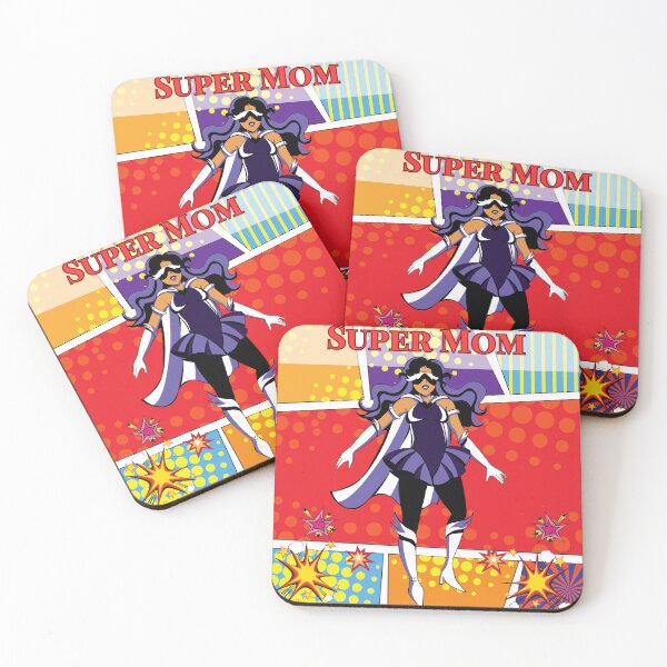 Item preview, Super Mom Classic Comic Series Ethnic Superhero Mom designed and sold by Platypus-Tee.