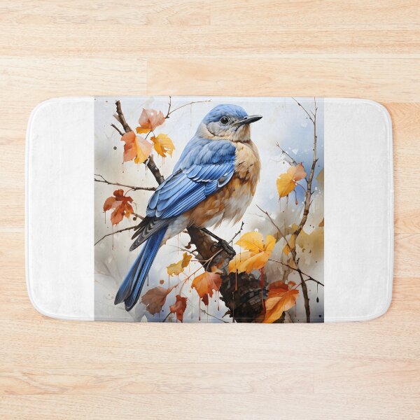 Item preview, Serenade of the Eastern Blue bird I By Ava Lawson designed and sold by TheAbayArt.