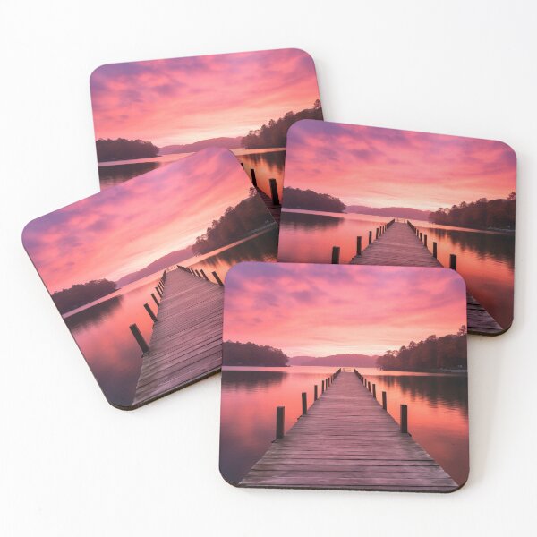Item preview, Long Walk Off Pink Sunset Autumn Pier designed and sold by Matt's Artificial Nature.