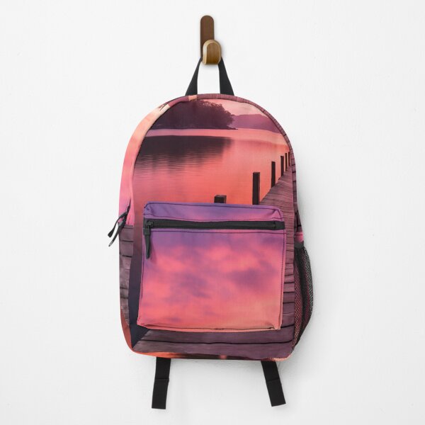 Item preview, Long Walk Off Pink Sunset Autumn Pier designed and sold by Matt's Artificial Nature.