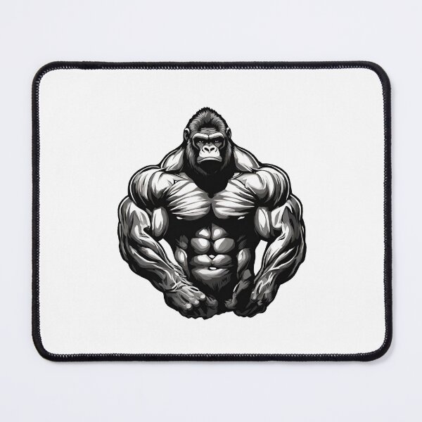 Item preview, Muscular gorilla designed and sold by BrohShop.