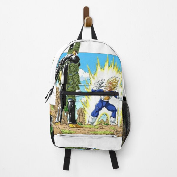 Dragon Ball Super Shirt Goku Blue Lightning SSGSS Design Backpack