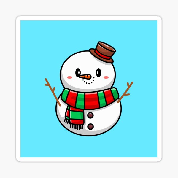 Item preview,  Cute Snowman Character designed and sold by hjian8219.