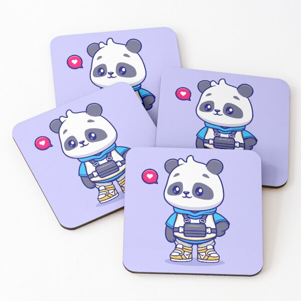 Item preview,  Cool Panda in Hoodie and Sneakers designed and sold by hjian8219.