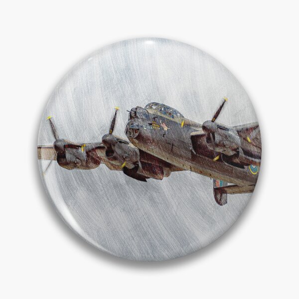 Item preview, Lancaster Bomber in Flight Picture, Water Colour Effect designed and sold by stuyclarkey.