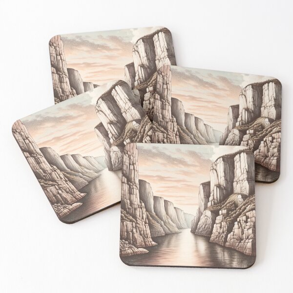 Item preview, Gentle Twilight Amidst Rocks designed and sold by PictorialWhimsy.