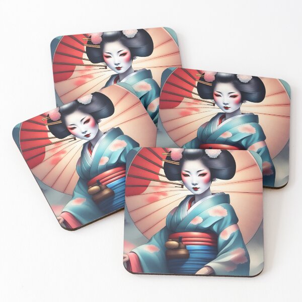 Item preview, Beautiful Geisha designed and sold by TrendyTextiles.
