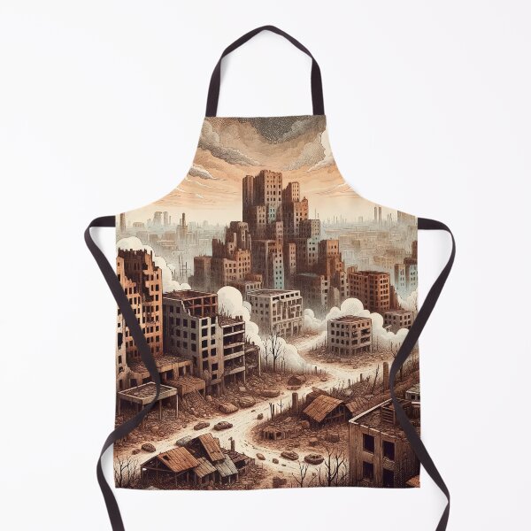 Item preview, Abandoned City in Twilight designed and sold by PictorialWhimsy.