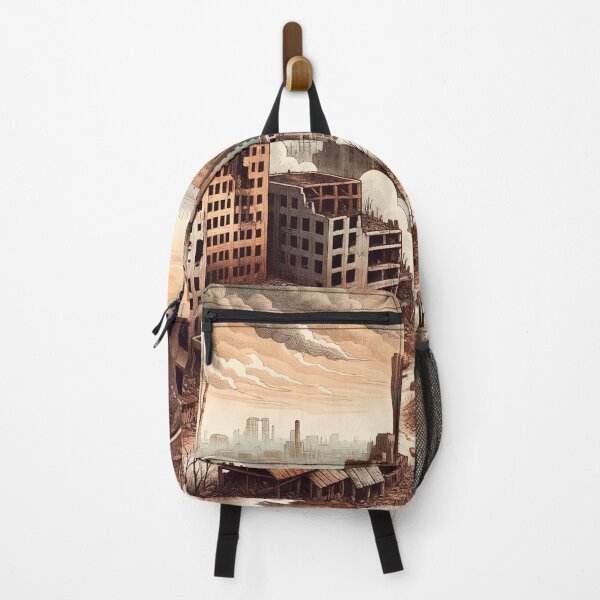 Item preview, Abandoned City in Twilight designed and sold by PictorialWhimsy.
