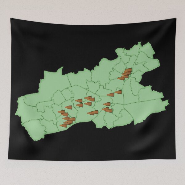 Item preview, The Last Kiln Sites of Stoke-on-Trent (without title) designed and sold by MadeByGeeClowes.