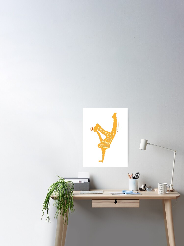 Check Out My Handstand - Funny Fitness Gifts Stationery Cards by  shirtbubble