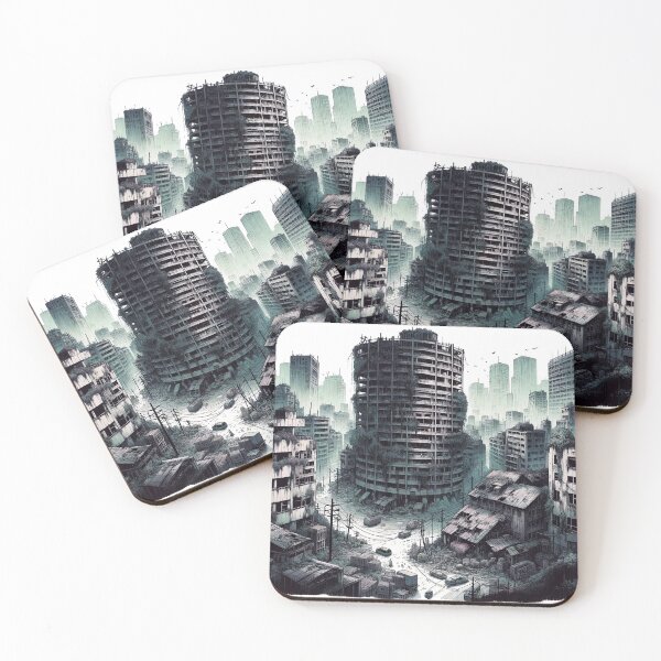 Item preview, City in Green Decay designed and sold by PictorialWhimsy.