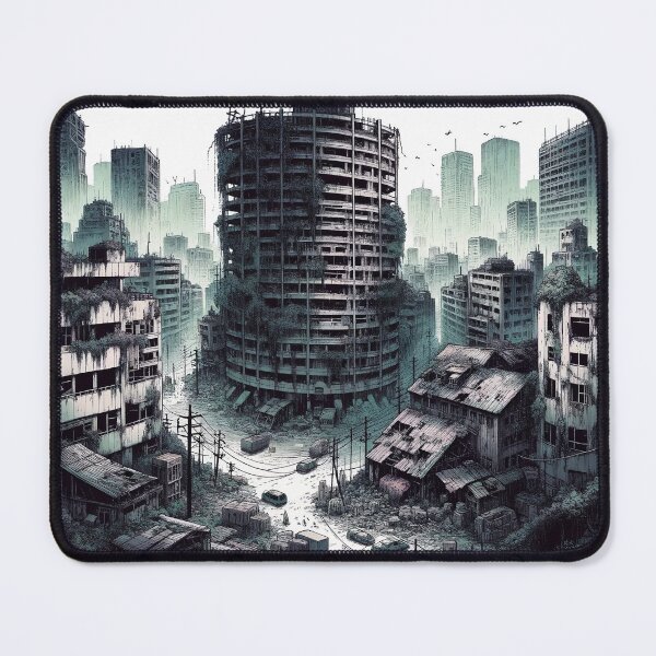 Item preview, City in Green Decay designed and sold by PictorialWhimsy.