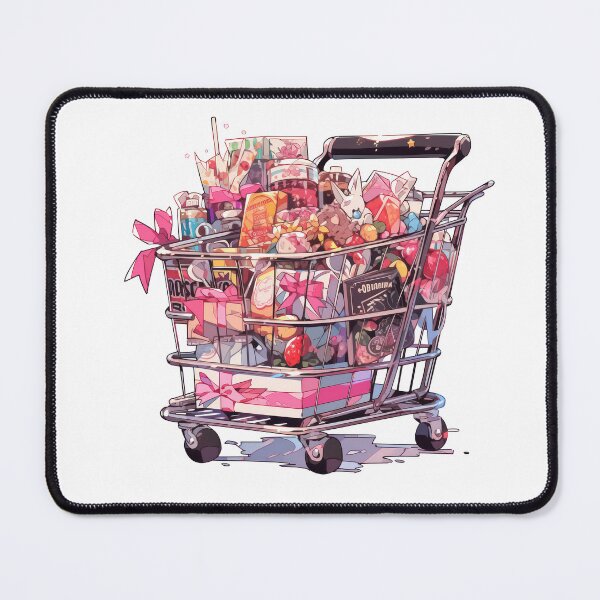 Item preview, Shopping Cart Full of Gifts designed and sold by KaleidoKiosk.