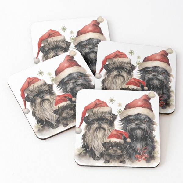 Item preview, Christmas Affenpinscher Family Holiday Dogs designed and sold by TheWildFlix.