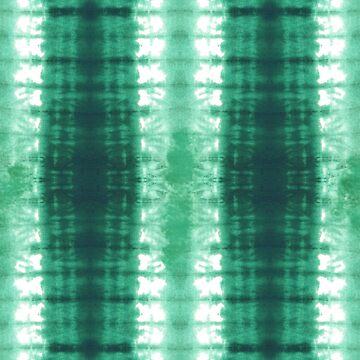 Artwork thumbnail, Green Jersey Shibori by Nina May Designs
