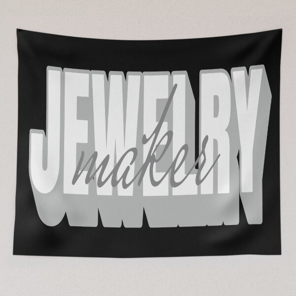 Item preview, Jewelry maker lettering metalsmith jeweler gift designed and sold by MetalicBabe.