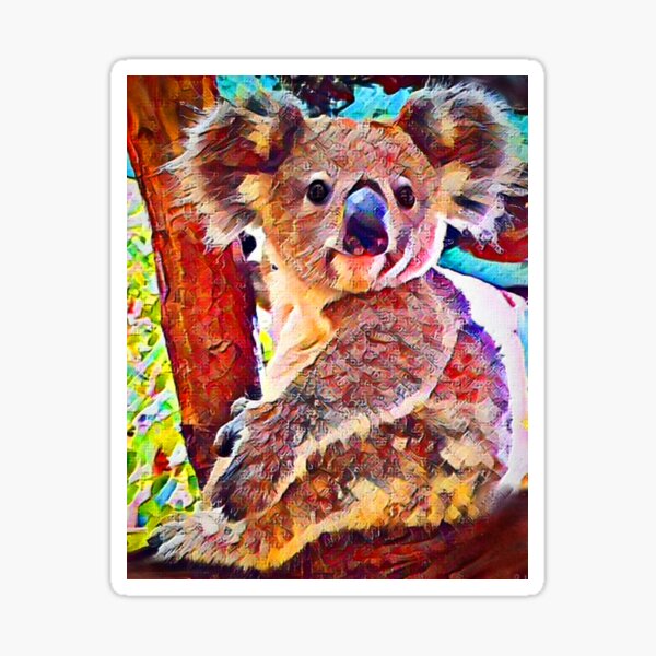 My little koala bear Sticker
