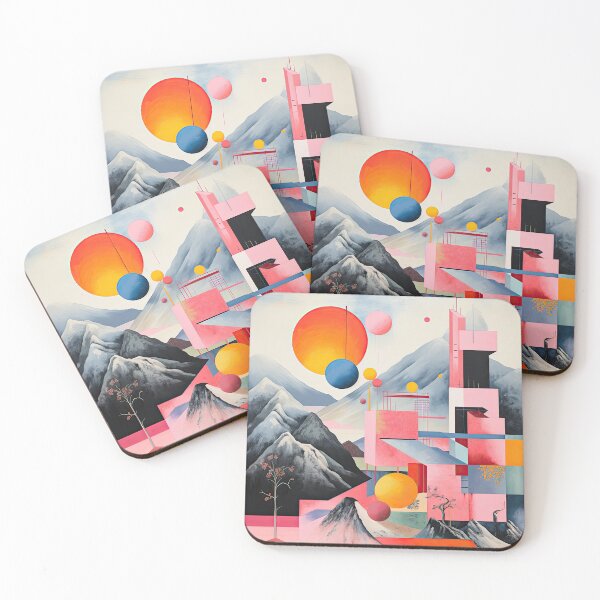 Item preview, Explore "Simplistic & Minimalistic Japanese Landscapes" with Majestic Beauty designed and sold by ArtificialGenes.