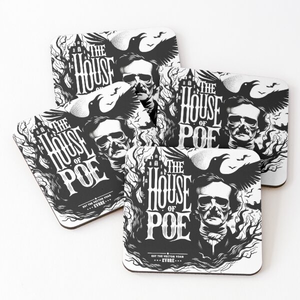 Item preview, Poe's Ghostly Face designed and sold by BeautBoldBasic.
