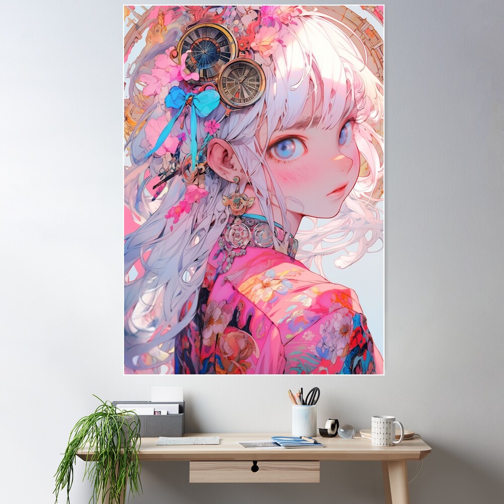 Anime Fotos De Perfil Kawaii Canvas Art Poster and Wall Art