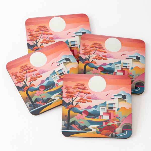 Item preview, Explore "Simplistic & Minimalistic Japanese Landscapes" with Majestic Beauty designed and sold by ArtificialGenes.
